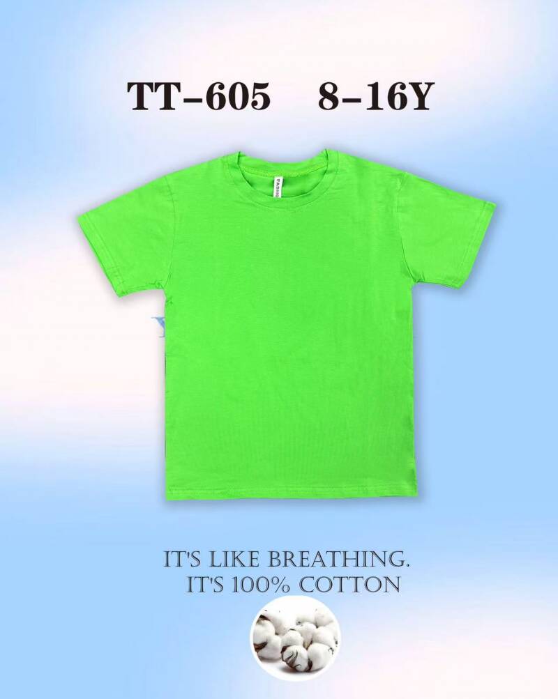 Bluzki chłopięce. Roz 8-16, 1 Kolor Paczka 5 szt. 1